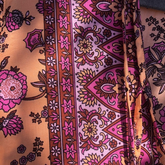 Tanah Folk Lillian Dress in Persia M/L - Picture 7 of 11